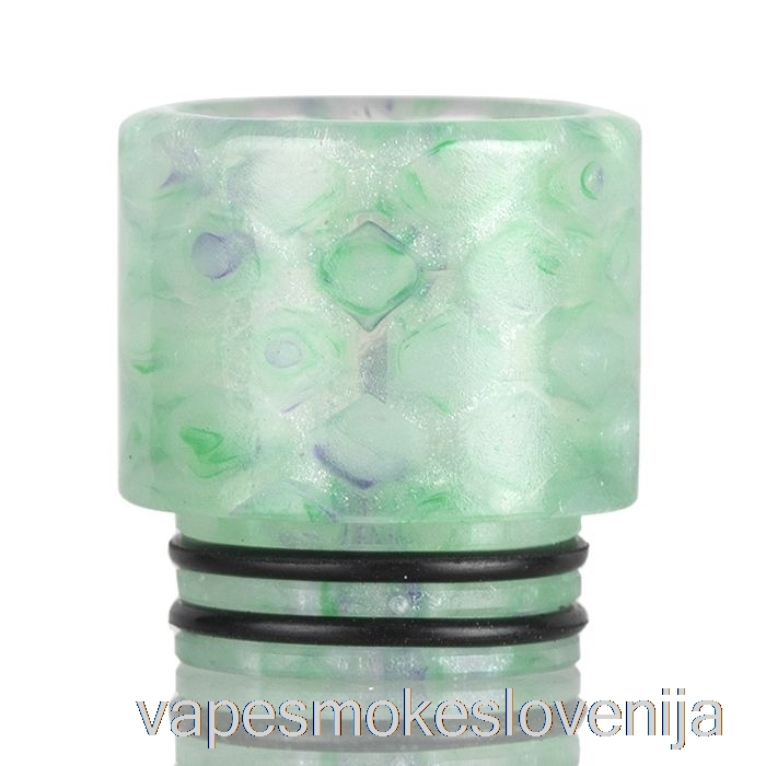 Vape Petrol 810 Prozorna Kapalna Konica Iz Smole Kačje Kože Zelena